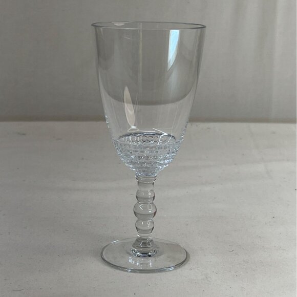6 Duncan Miller Teardrop Clear Glass Wine Clarets 5" - Picture 2 of 9
